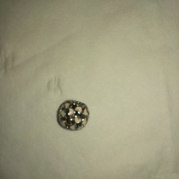 Pandora pink enamel 14k gold charm - Picture 3 of 8